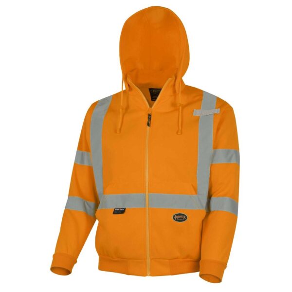 Hi Vis Polyester Fleece Hoodie